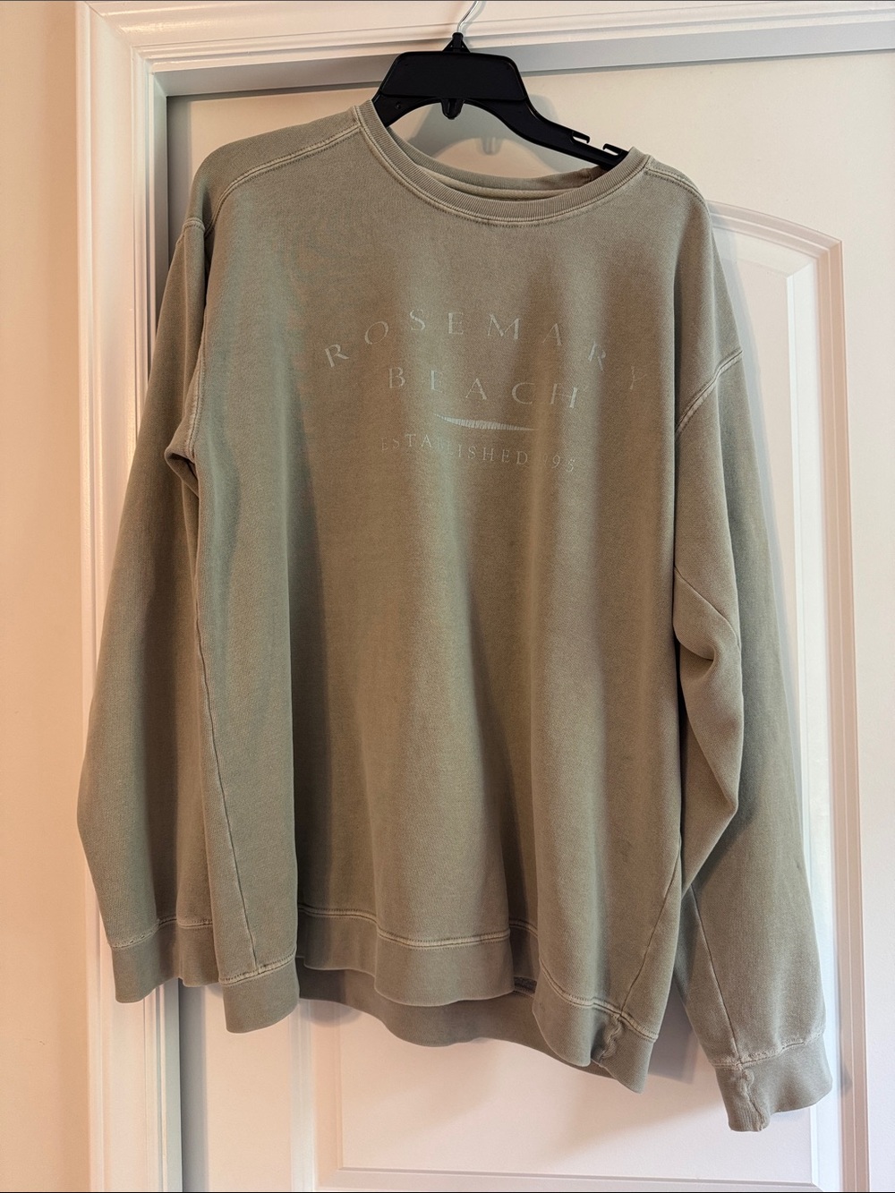 Comfort Colors Crewneck Sweatshirt - Sage Green/grey
